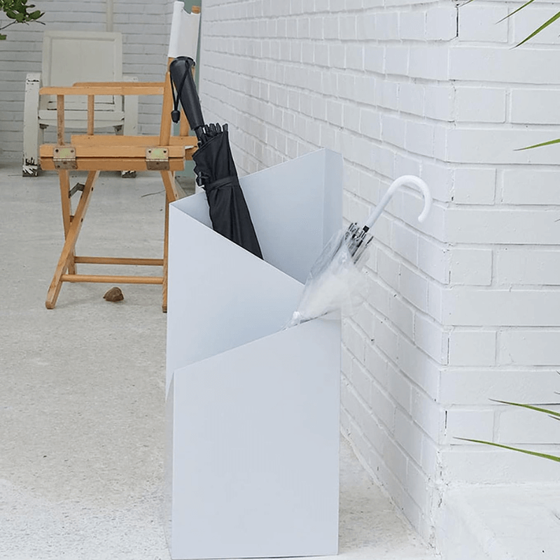 Metalen Parapluhouder Met Scandinavisch Ontwerp En Geometrische Constructie
