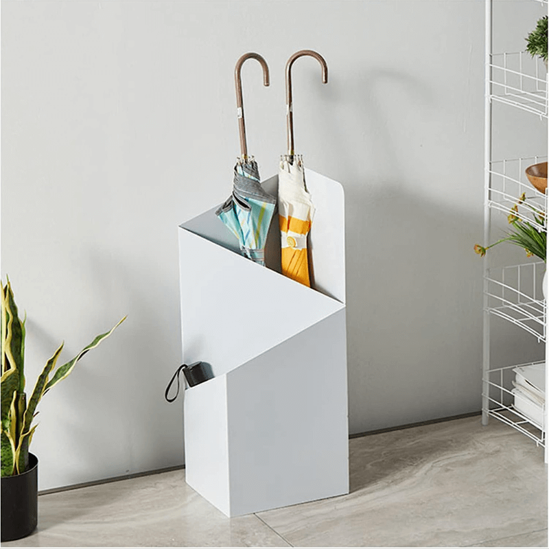 Metalen Parapluhouder Met Scandinavisch Ontwerp En Geometrische Constructie