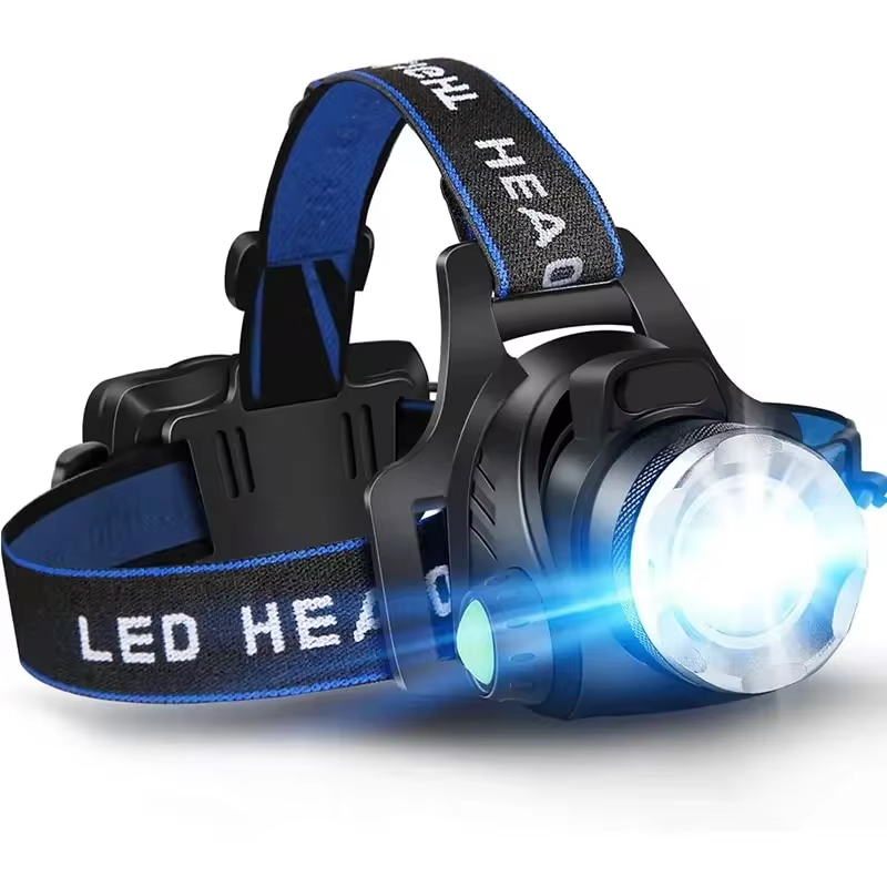 Hoofdlamp LED met Zoomfunctie en Waterdicht Compact Ontwerp