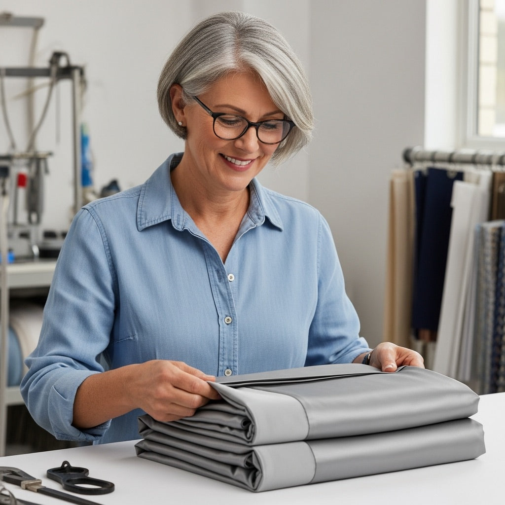 Koelende Beddenset met Thermische Wicking‑Matrix en Zijdezachte Textuur