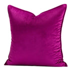 Kussenhoes Met Zachte Velours En Luxe Flanellen Rand