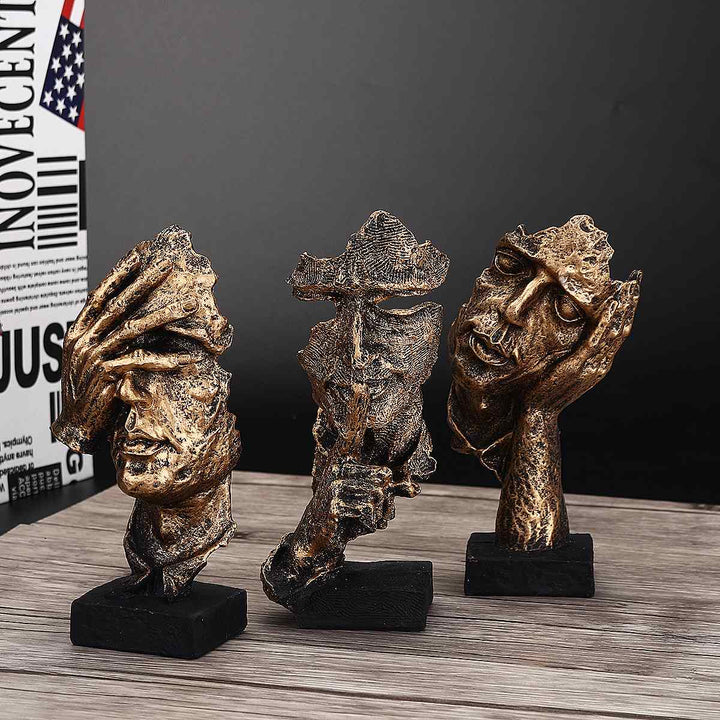 Abstracte Sculptuur met Moderne Scandinavische Vormgeving