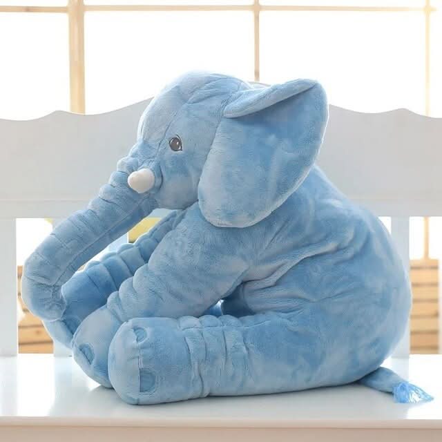 Pluche Olifant Kussen voor Kinderen met Zachte Vulling en Decoratief Ontwerp