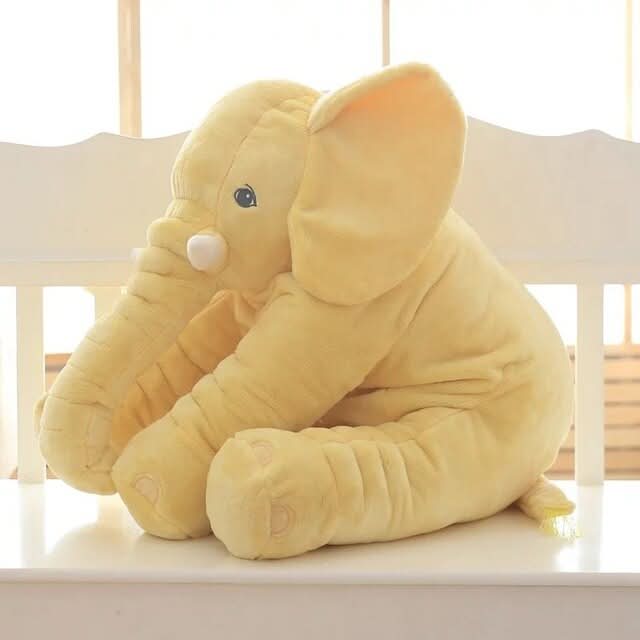 Pluche Olifant Kussen voor Kinderen met Zachte Vulling en Decoratief Ontwerp