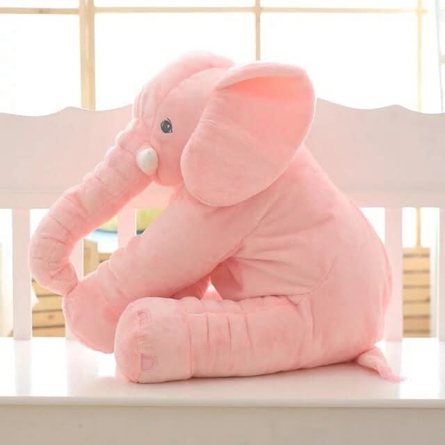 Pluche Olifant Kussen voor Kinderen met Zachte Vulling en Decoratief Ontwerp