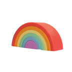 Montessori Regenboog Stapelspel Van Siliconen Voor Creatief Leren