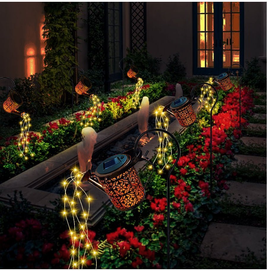 Solar Gieterlamp Met Magisch Lichtwatervaleffect Voor Buiten