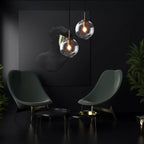 Wandlamp Met Glazen Bol En Draaibare Arm Voor Zachte Sfeerlicht