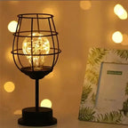 Retro Tafellamp Met Decoratieve LED Verlichting