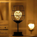 Retro Tafellamp Met Decoratieve LED Verlichting