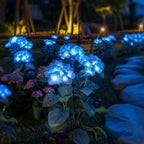 Solar Tuinaccent met Hydrangea‑Lichtbloemen voor Avondgloed en Sfeervolle Buitenruimtes