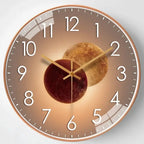 Ronde Wandklok Met Stil Quartz Uurwerk En Grote Cijfers
