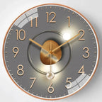 Ronde Wandklok Met Stil Quartz Uurwerk En Grote Cijfers