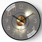 Ronde Wandklok Met Stil Quartz Uurwerk En Grote Cijfers