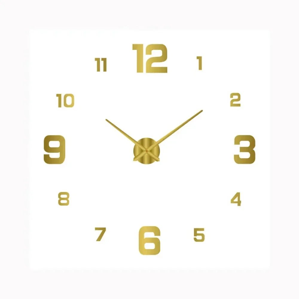 Ronde Wandklok Met Stil Quartz Uurwerk En Grote Cijfers