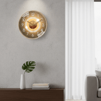 Ronde Wandklok Met Stil Quartz Uurwerk En Grote Cijfers
