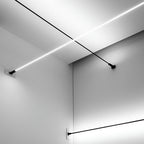 Draaibare Plafondlamp met Vlak Ontwerp en Flexibele Lichtlijn
