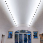 Draaibare Plafondlamp met Vlak Ontwerp en Flexibele Lichtlijn