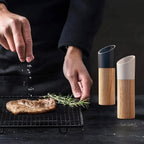 Houten Peper- En Zoutmolen Set Met Keramisch Maalwerk