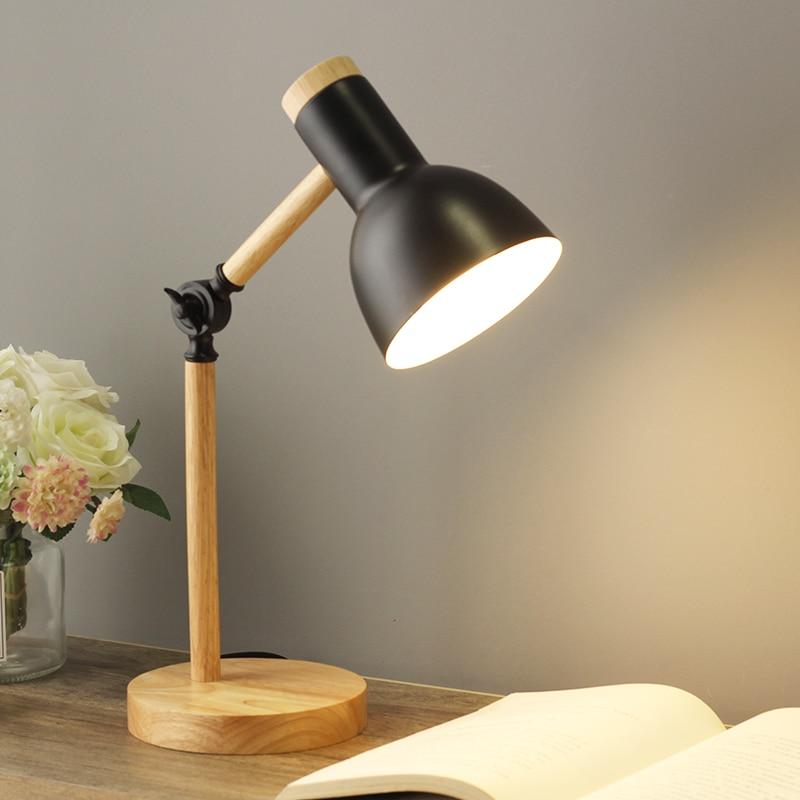 Verstelbare Scandinavische Bureaulamp Met Minimalistisch Ontwerp
