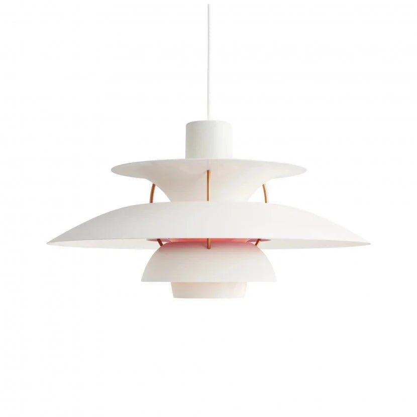Scandinavische Plafondlamp met Strakke Minimalistische Vorm