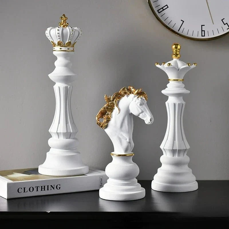 Decoratieve Schaakfiguren Voor Interieuraccenten