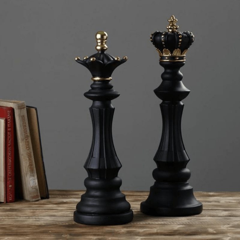 Decoratieve Schaakfiguren Voor Interieuraccenten