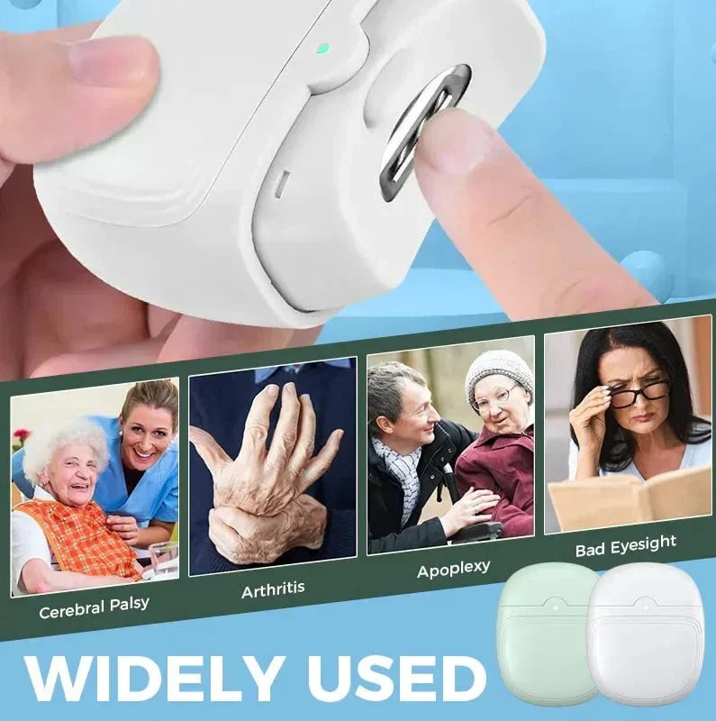 Elektrische Nagelknipper met USB-Oplading voor Veilig en Nauwkeurig Knippen