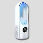 Bladloze Tafelventilator met Fluisterstille Koeling en Compacte Comfortvorm