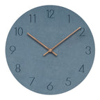 Scandinavische Wandklok met Stil Mechanisme en Minimalistisch Houten Ontwerp voor Rustige Interieurs