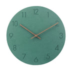 Scandinavische Wandklok met Stil Mechanisme en Minimalistisch Houten Ontwerp voor Rustige Interieurs