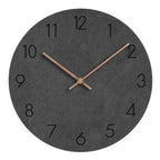 Scandinavische Wandklok met Stil Mechanisme en Minimalistisch Houten Ontwerp voor Rustige Interieurs
