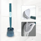 WC-Borstel Met Geïntegreerde Dispenser En Wandhouder Voor Hygiënische Reiniging