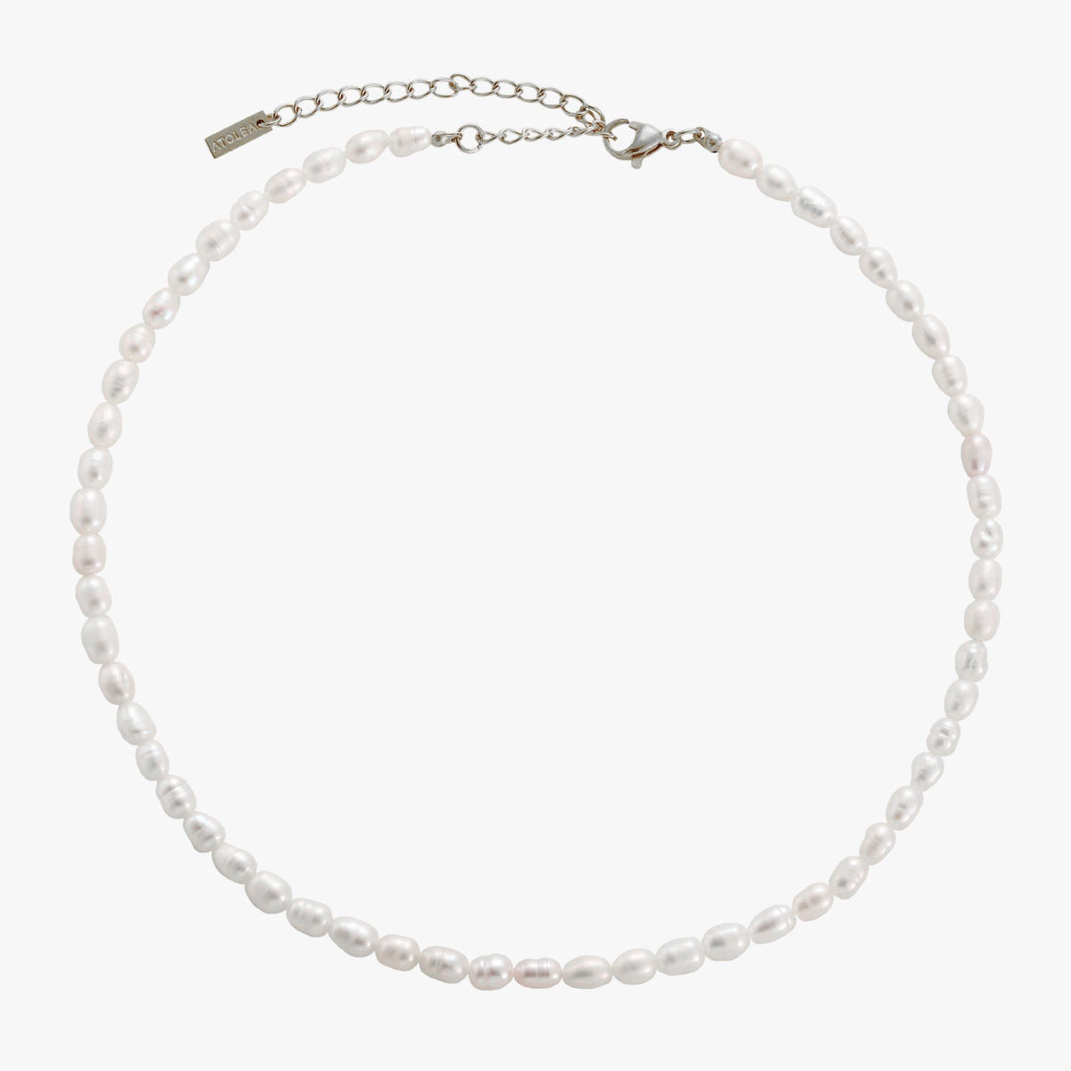 Kralenketting met Ovale Kralen en Verlengkettinkje