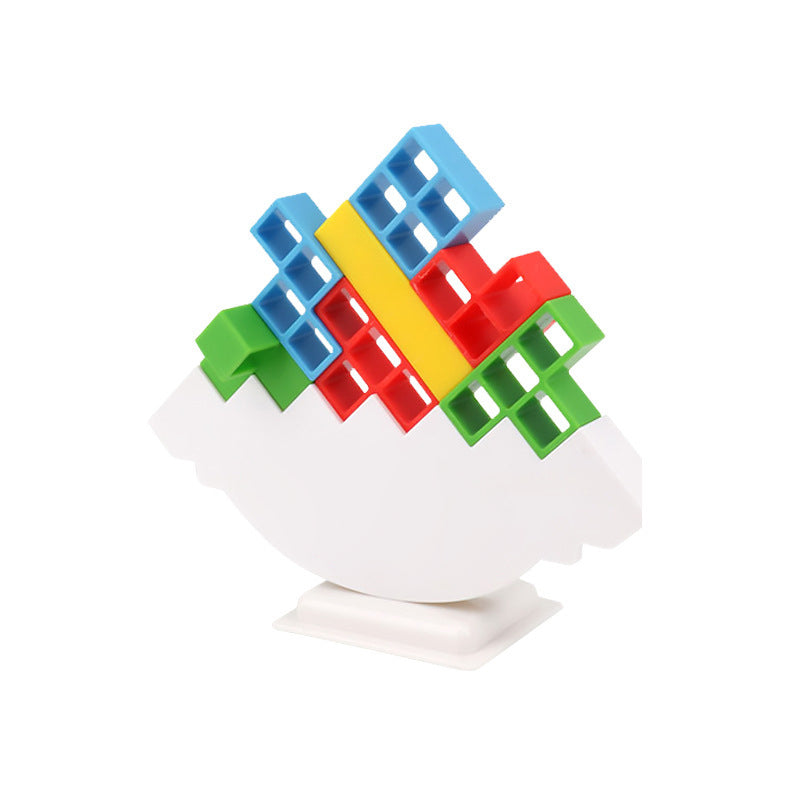 Magnetisch Evenwichtsspel met Kleurrijk Tetris Ontwerp