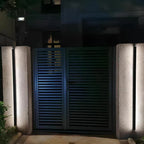 Moderne Aluminium Buitenwandlamp met Backlit Ontwerp voor Strakke Sfeerverlichting