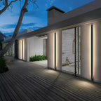 Moderne Aluminium Buitenwandlamp met Backlit Ontwerp voor Strakke Sfeerverlichting
