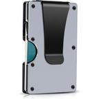 Kaartportemonnee Dun Model met Carbon Fiber en Metalen Clip