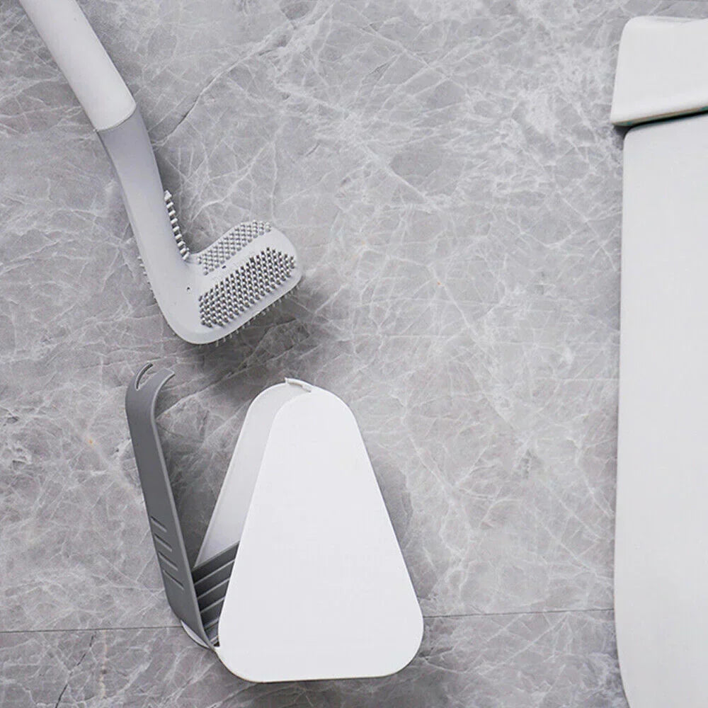 Toiletborstel Met Flexibele Kop En Hygiënische Spoelreiniging