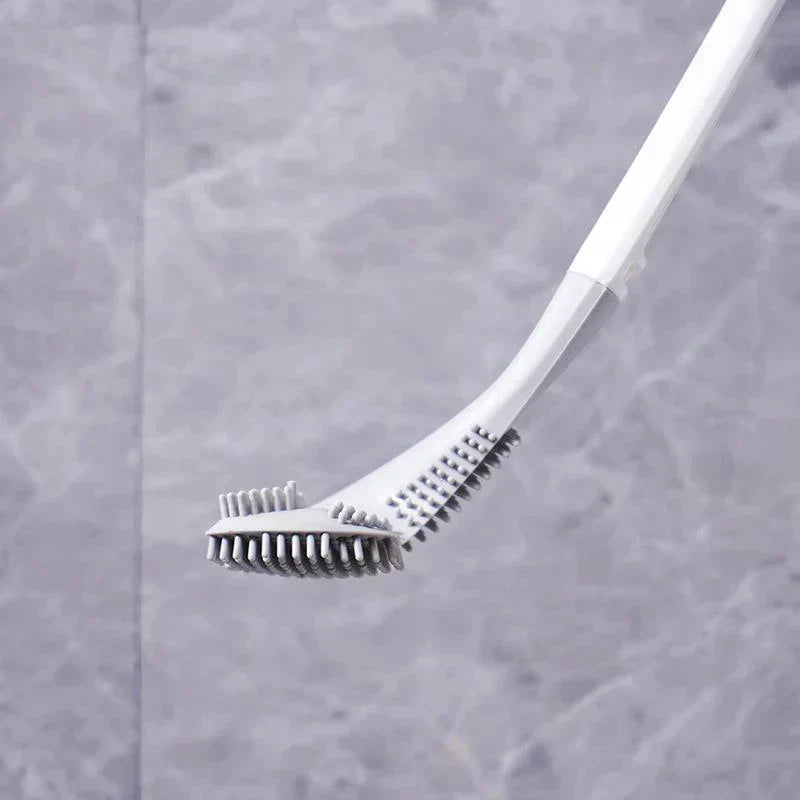 Toiletborstel Met Flexibele Kop En Hygiënische Spoelreiniging
