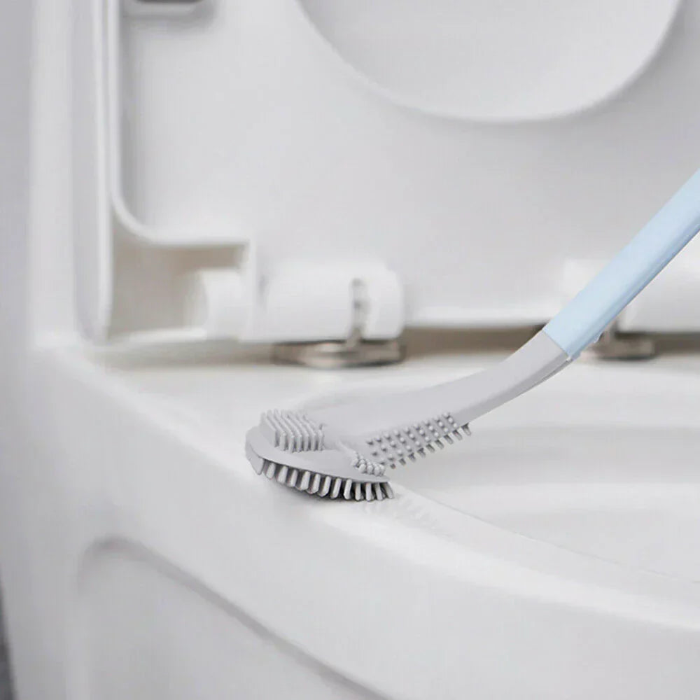 Toiletborstel Met Flexibele Kop En Hygiënische Spoelreiniging