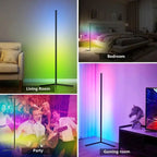 Hoek Vloerlamp Met Slimme Rgb Verlichting En Muzieksynchronisatie