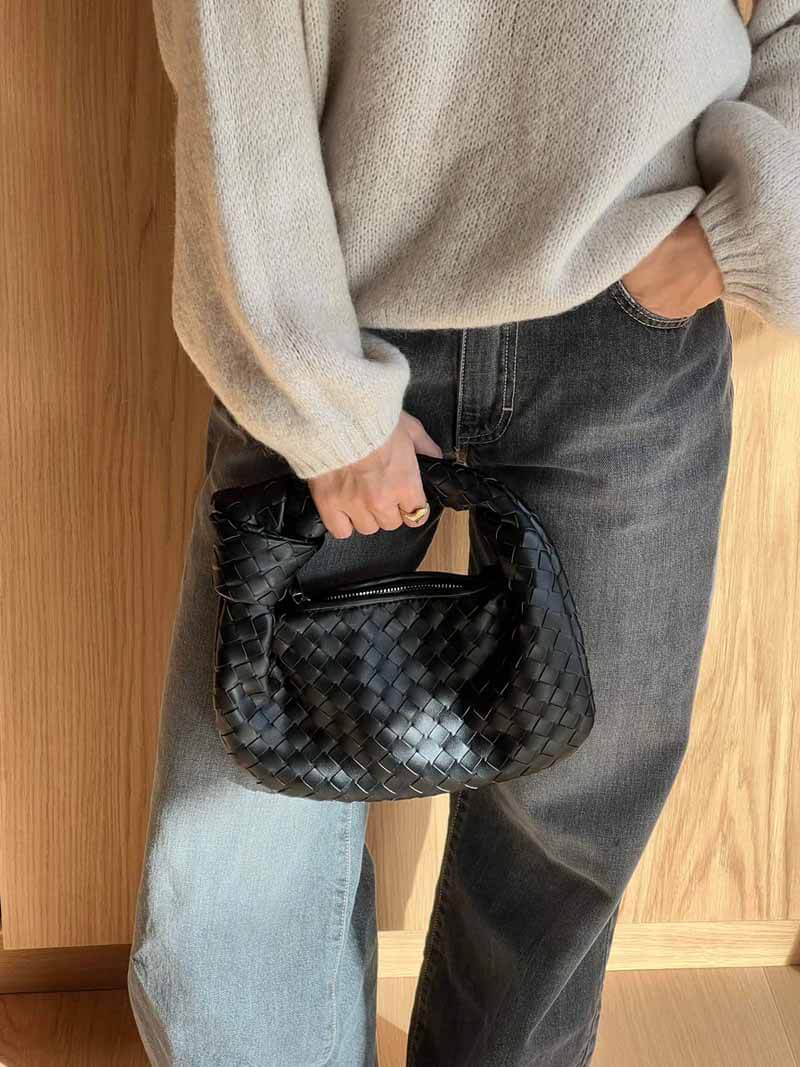 Mini Handtas Geweven Tijdloze Dagelijkse Elegantie