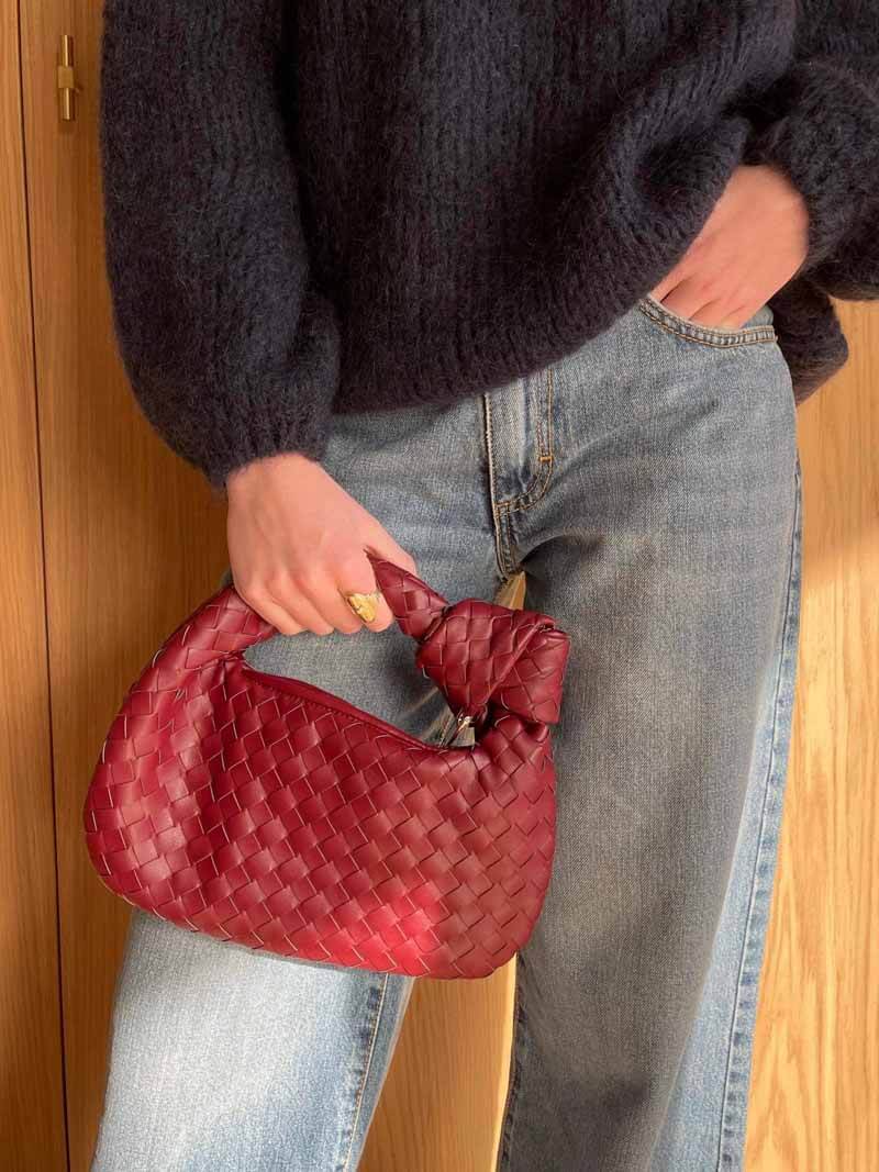 Mini Handtas Geweven Tijdloze Dagelijkse Elegantie