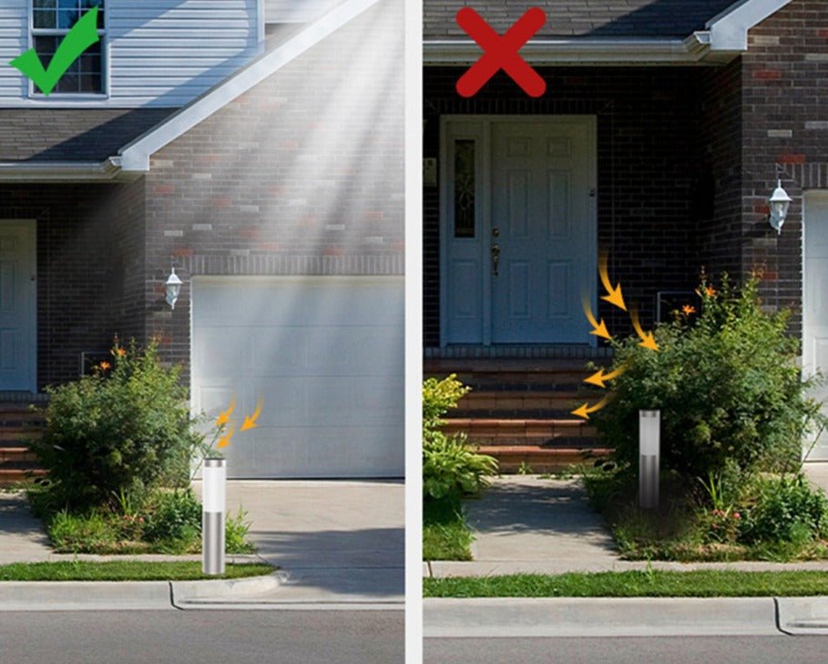 Solar Tuinlamp met Edelstaal en Automatische Lichtregeling