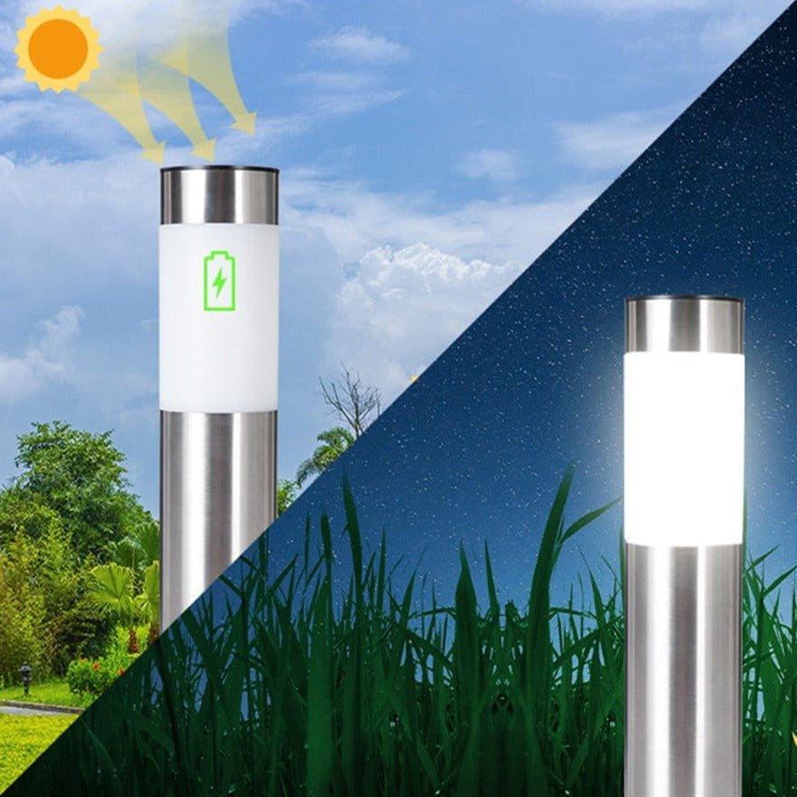 Solar Tuinlamp met Edelstaal en Automatische Lichtregeling