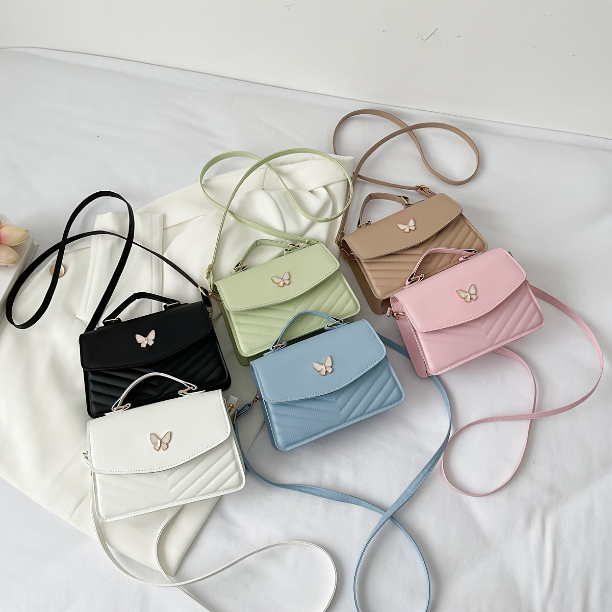 Crossbody En Schoudertas Van Kunstleer Met Strak En Tijdloos Ontwerp