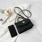 Crossbody En Schoudertas Van Kunstleer Met Strak En Tijdloos Ontwerp