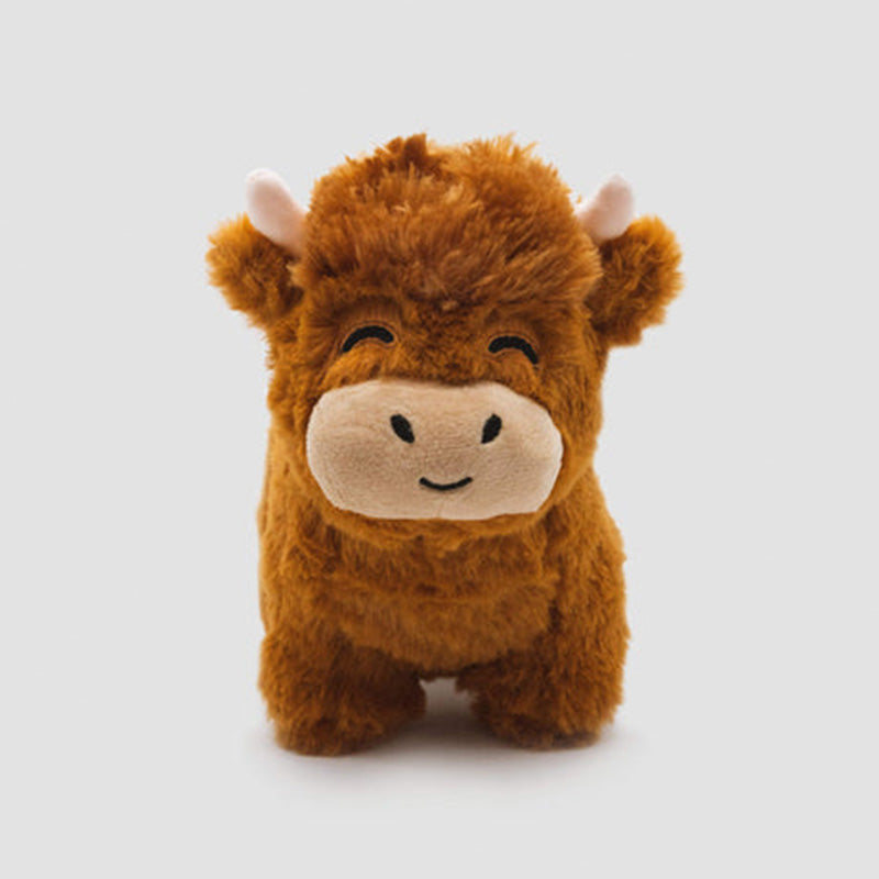 Pluche Hooglandrund Knuffel Voor Decoratie En Gezellig Comfort