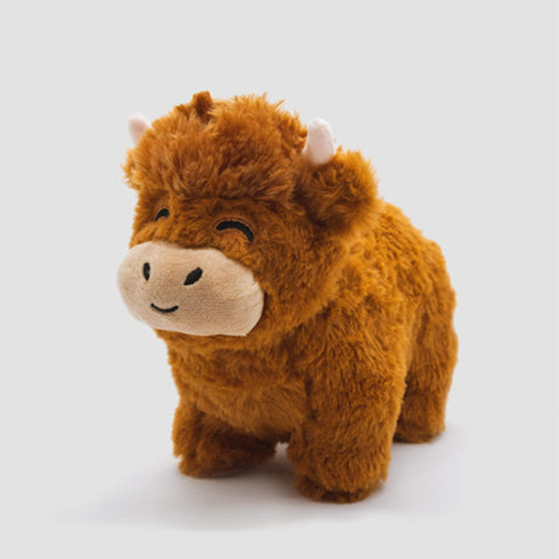Pluche Hooglandrund Knuffel Voor Decoratie En Gezellig Comfort